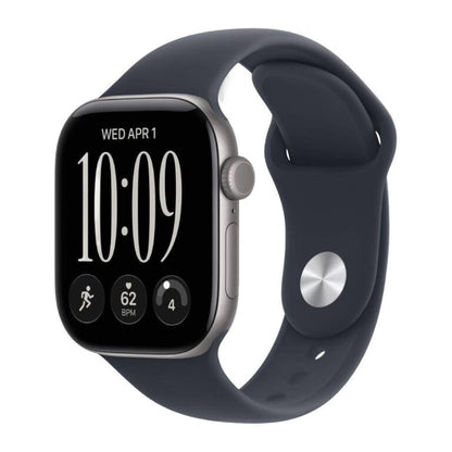 Apple Watch Series 12 GPS 46mm Space Grey Aluminium Case with Navy Blue Sport Band