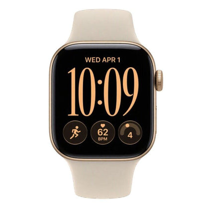 Apple Watch Series 12 GPS 46mm Light Gold Aluminium Case with Sand Sport Band