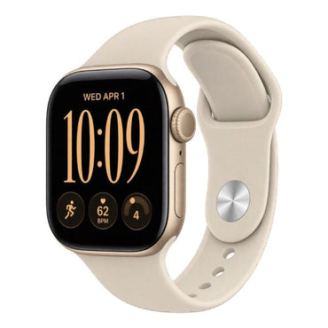 Apple Watch Series 12 GPS 42mm Light Gold Aluminium Case with Sand Sport Band
