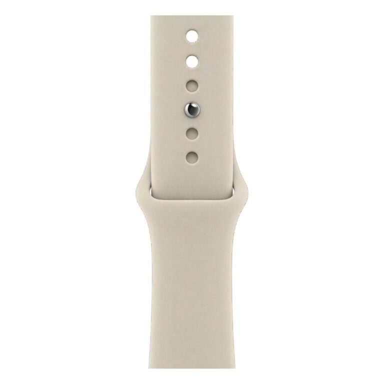 Apple Watch Series 12 GPS 46mm Light Gold Aluminium Case with Sand Sport Band