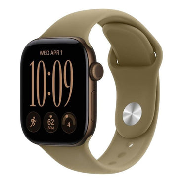 Apple Watch Series 12 GPS 42mm Dark Bronze Aluminium Case with Olive Sport Band
