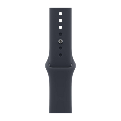 Apple Watch Series 12 GPS + Cellular 46mm Natural Titanium Case with Navy Blue Sport Band