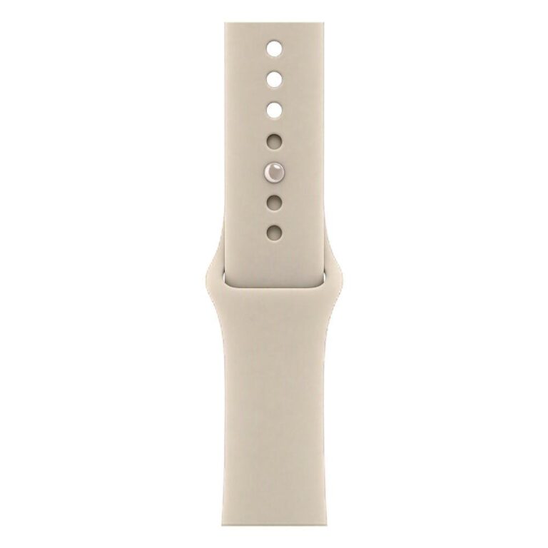 Apple Watch Series 12 GPS + Cellular 42mm Pearl White Ceramic Case with Sand Sport Band