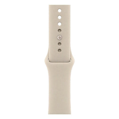 Apple Watch Series 12 GPS + Cellular 42mm Pearl White Ceramic Case with Sand Sport Band