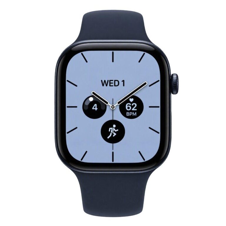 Apple Watch Series 12 GPS + Cellular 46mm Night Blue Ceramic Case with Navy Blue Sport Band