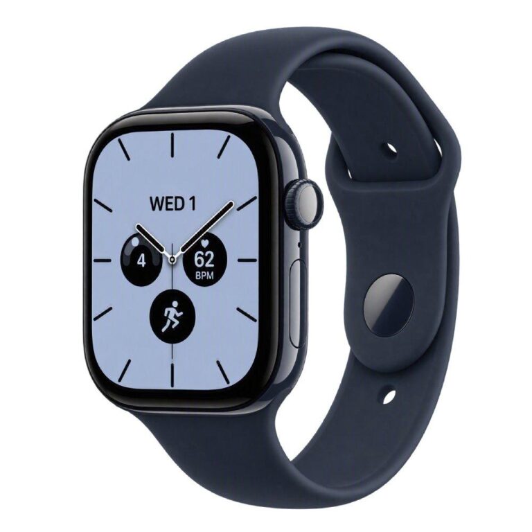 Apple Watch Series 12 GPS + Cellular 42mm Night Blue Ceramic Case with Navy Blue Sport Band