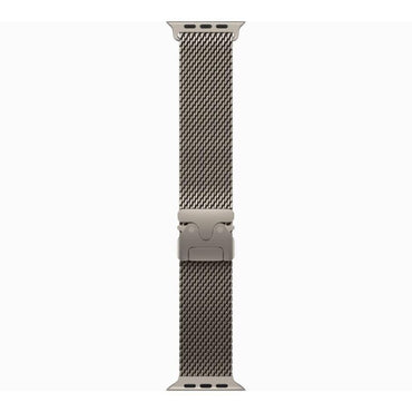 Apple Watch Ultra 4, GPS + Cellular 49mm Natural Titanium Case with Natural Titanium Milanese Loop - M