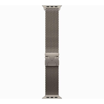 Apple Watch Ultra 4, GPS + Cellular 49mm Natural Titanium Case with Natural Titanium Milanese Loop - M