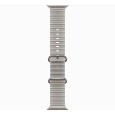 Apple Watch Ultra 4 GPS + Cellular 49mm Natural Titanium Case with Translucent Grey Ocean Band - Universal