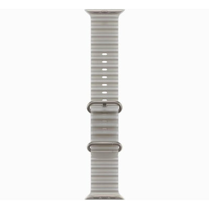 Apple Watch Ultra 4 GPS + Cellular 49mm Natural Titanium Case with Translucent Grey Ocean Band - Universal