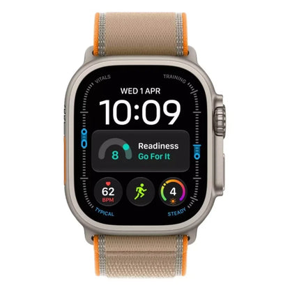 Apple Watch Ultra 4 GPS + Cellular 49mm Natural Titanium Case with Sand Trail Loop - M/L