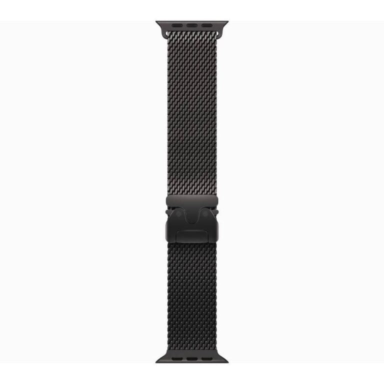 Apple Watch Ultra 4 GPS + Cellular 49mm Black Titanium Case with Black Titanium Milanese Loop - L
