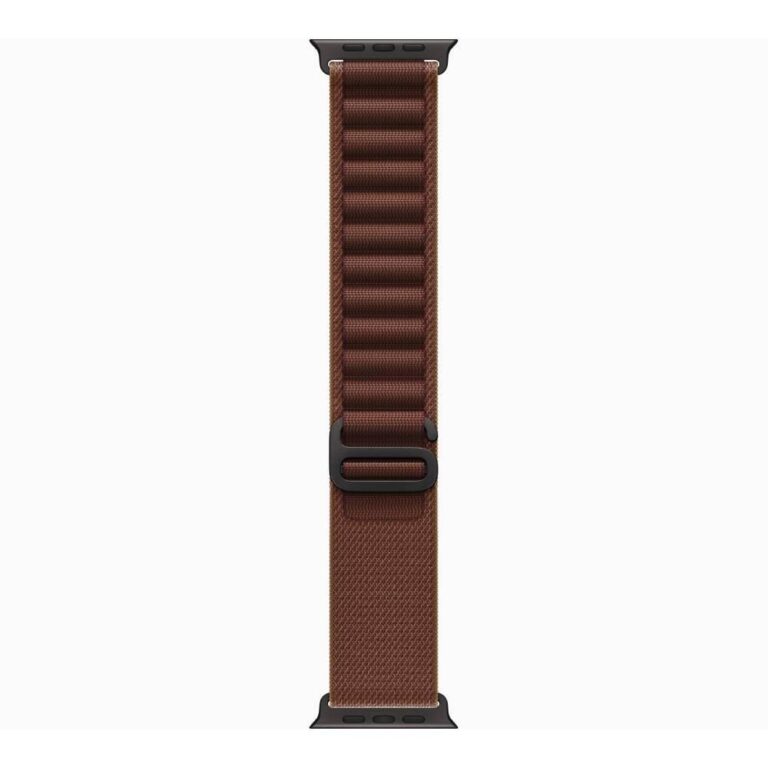 Apple Watch Ultra 4 GPS + Cellular 49mm Black Titanium Case with Burgundy Alpine Loop - S