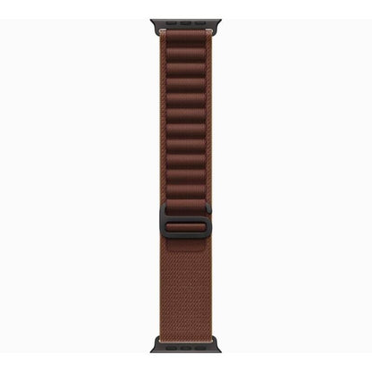 Apple Watch Ultra 4 GPS + Cellular 49mm Black Titanium Case with Burgundy Alpine Loop - S
