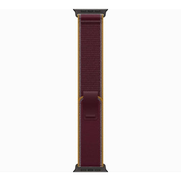 Apple Watch Ultra 4 GPS + Cellular 49mm Black Titanium Case with Burgundy Trail Loop - S/M