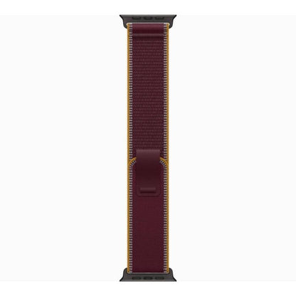 Apple Watch Ultra 4 GPS + Cellular 49mm Black Titanium Case with Burgundy Trail Loop - S/M